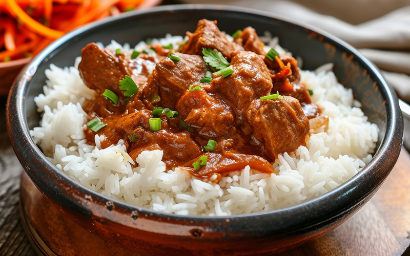 winterstoofpot met rijst